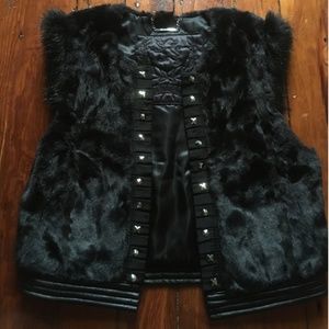 Edgy Express Faux Fur Vest